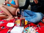 Desi bhabhi drinking a daru and doing sex in  devar